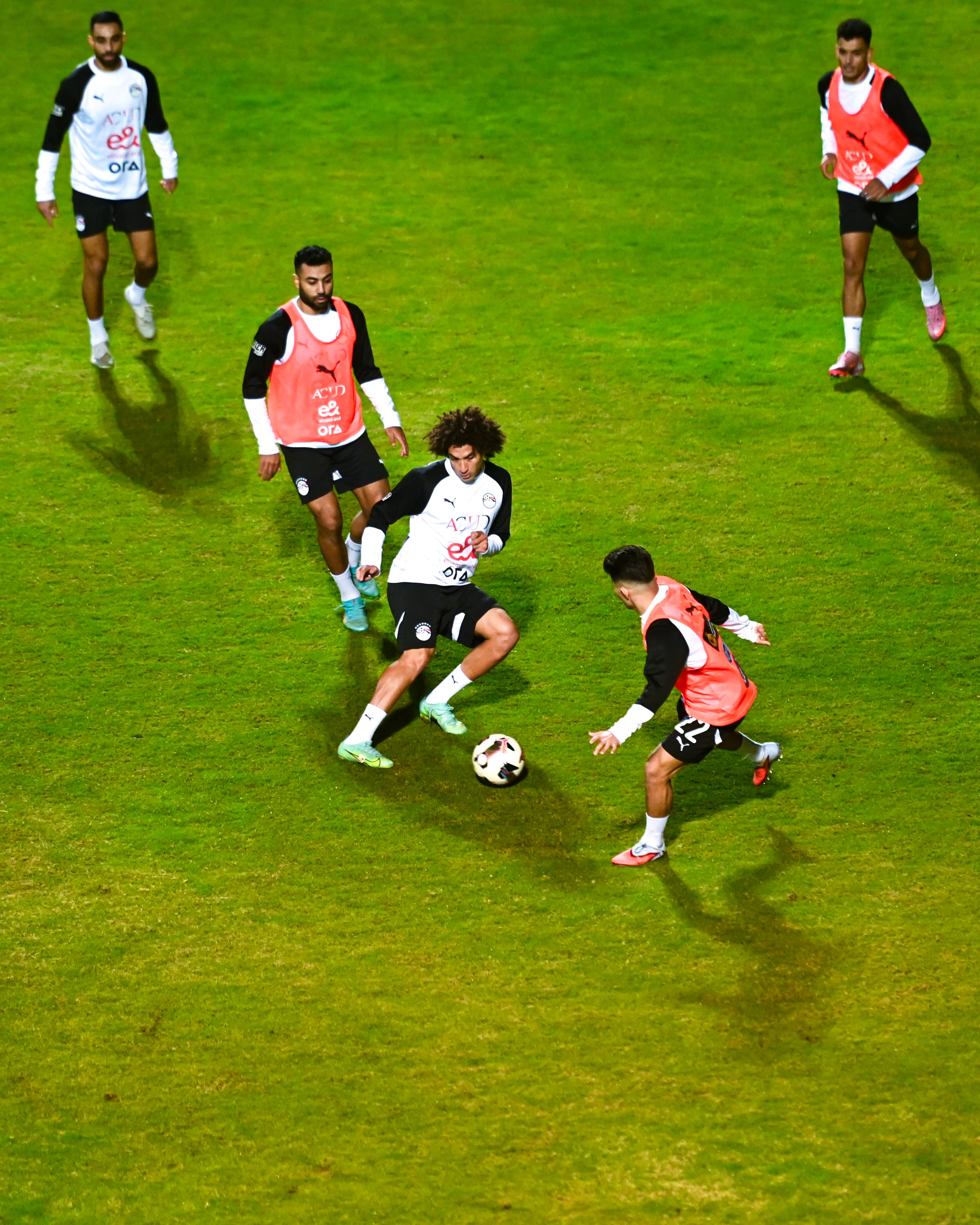 تدريبات منتخب مصر المشارك في كأس العرب قبل السفر إلى قطر