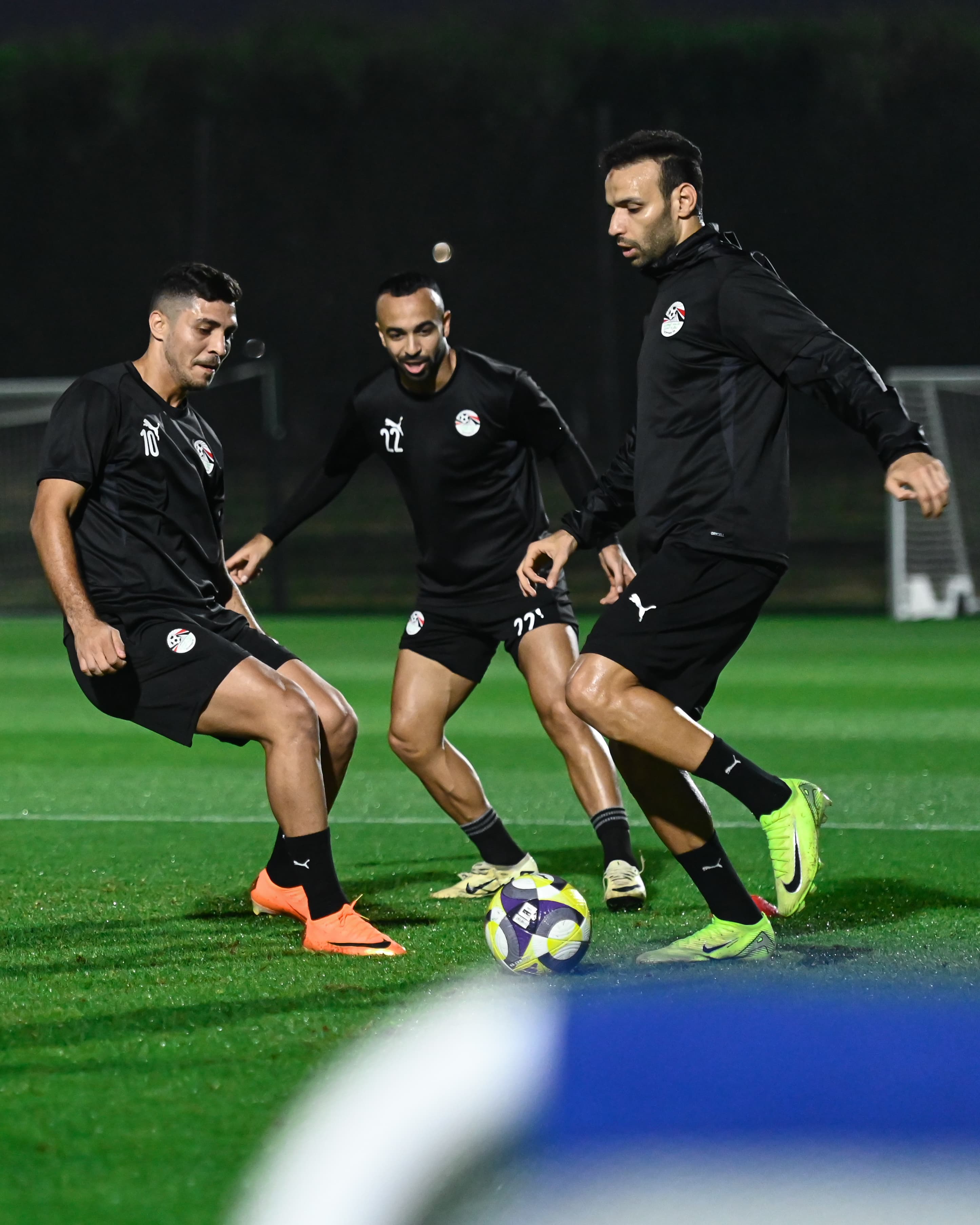 تدريبات منتخب مصر المشارك في كأس العرب استعدادا لمواجهة الأردن