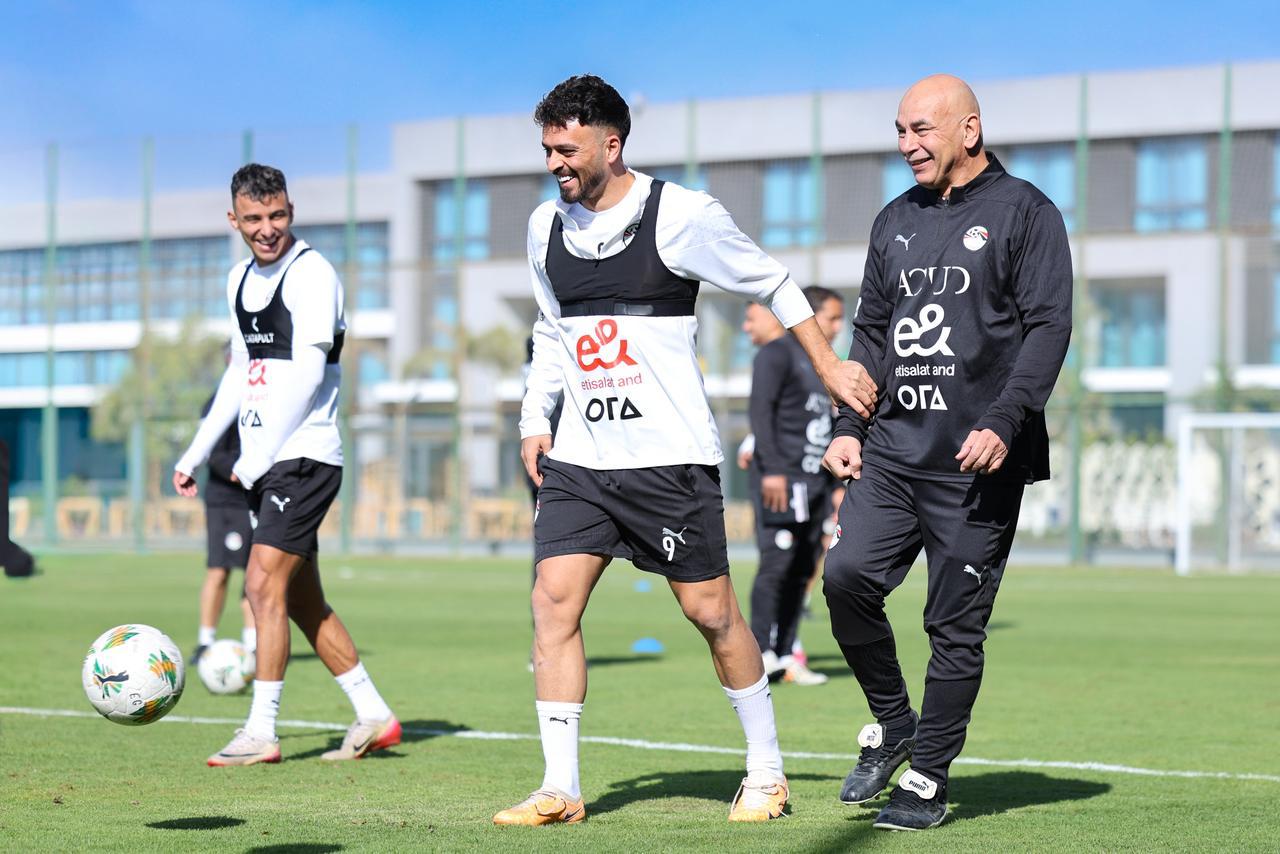 تدريبات منتخب مصر في مركز المنتخبات الوطنية استعدادا لأمم أفريقيا