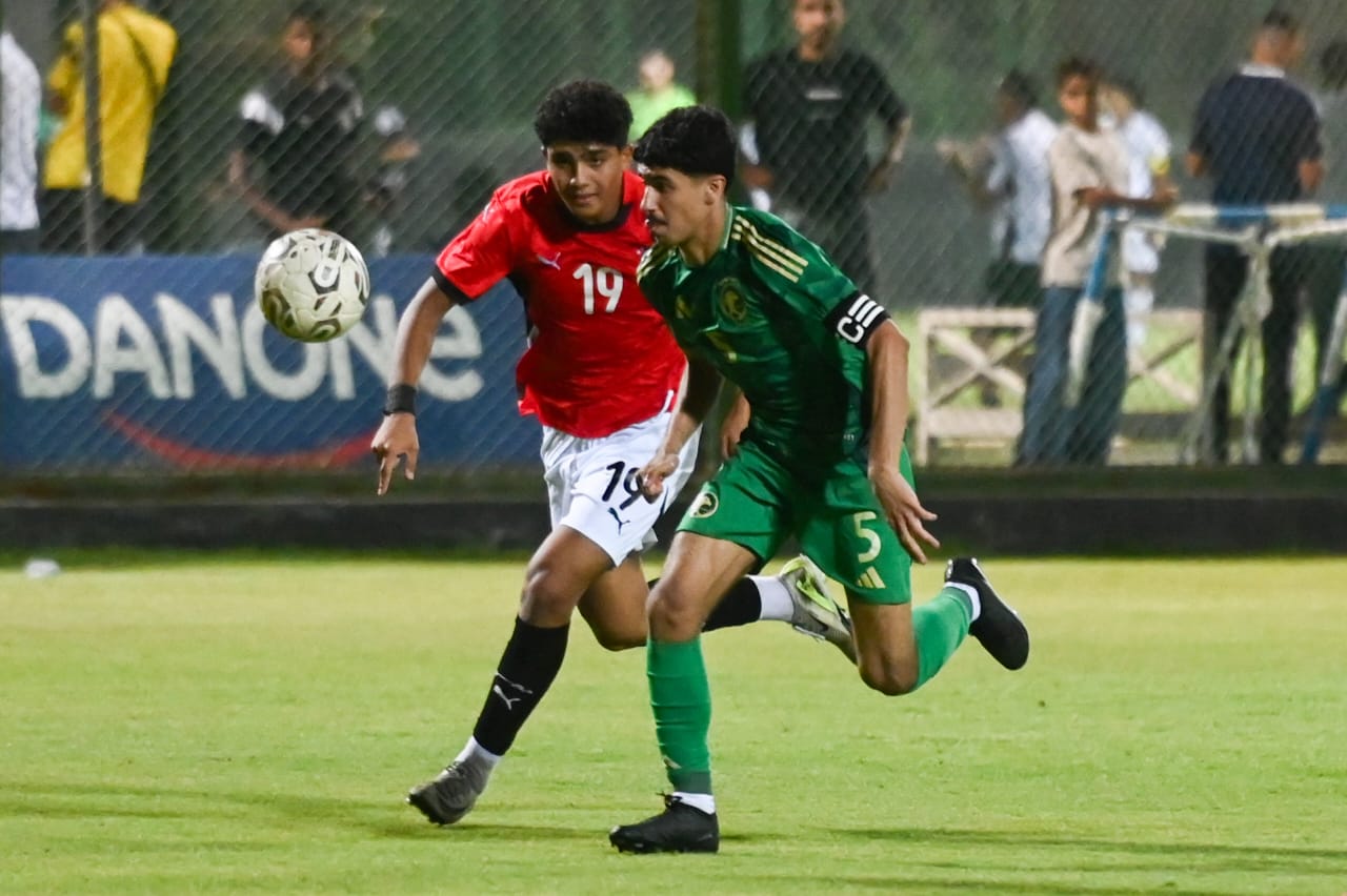 مباراة منتخب مصر مواليد 2009 أمام السعودية استعداداً لتصفيات كأس الأمم الأفريقية للناشئين
