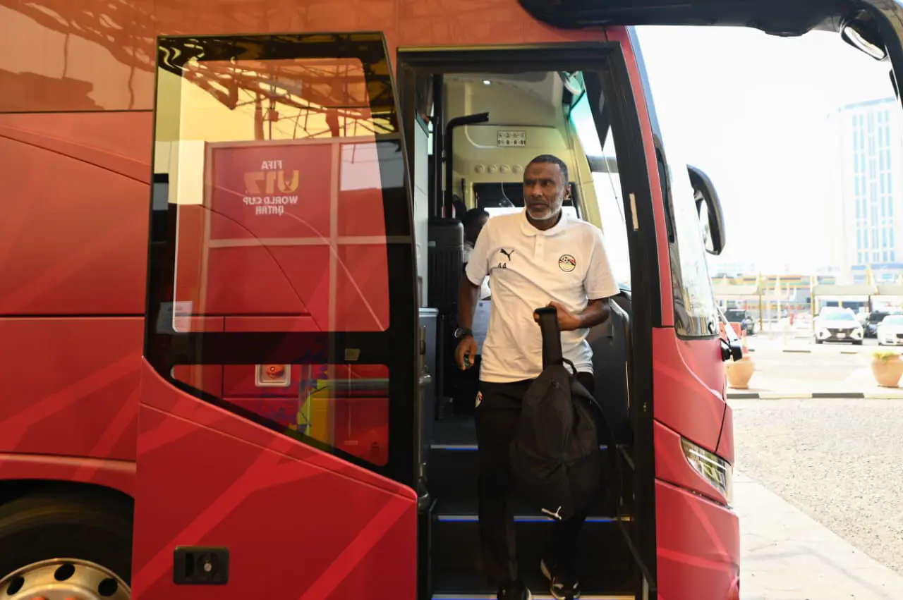 بعثة منتخب مصر تحت 17 سنة تصل لفندق إقامتها قبل المونديال