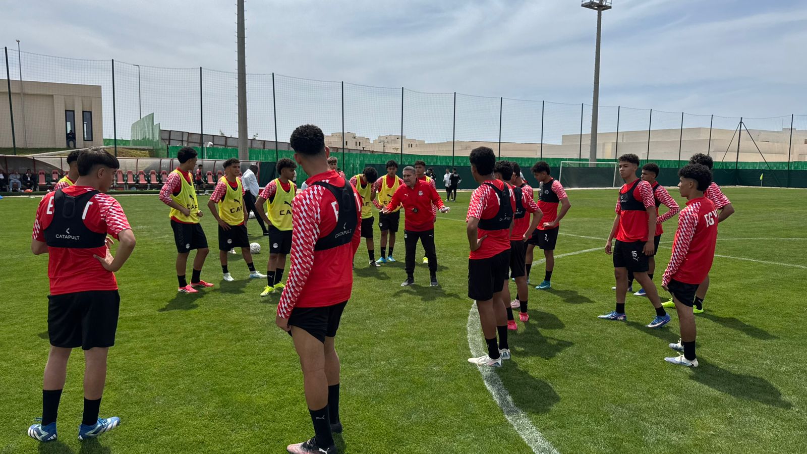 بالصور: تدريبات منتخب الناشئين في المغرب استعدادا لكأس أفريقيا
