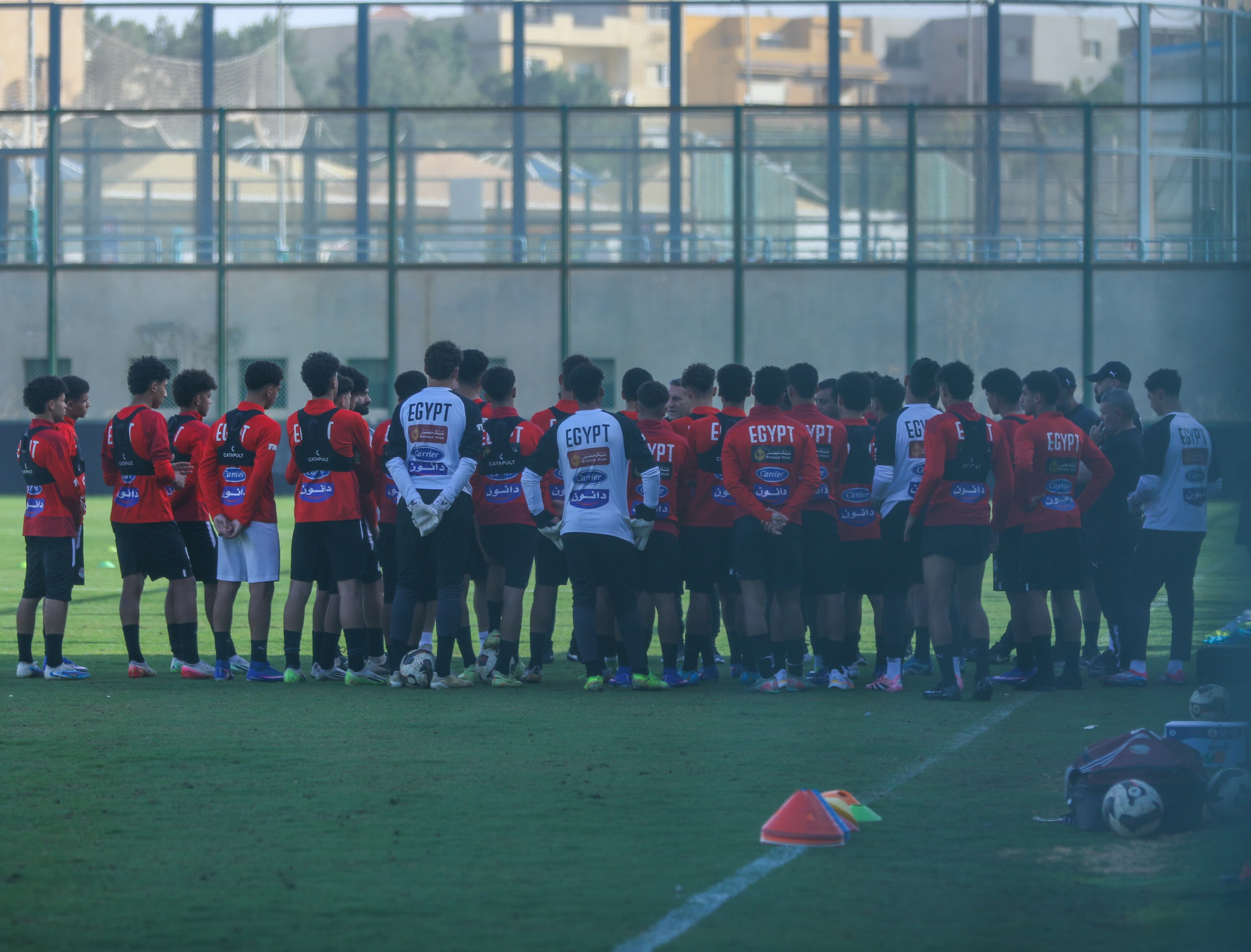 صور تدريبات منتخب الناشئين استعدادا لأمم أفريقيا