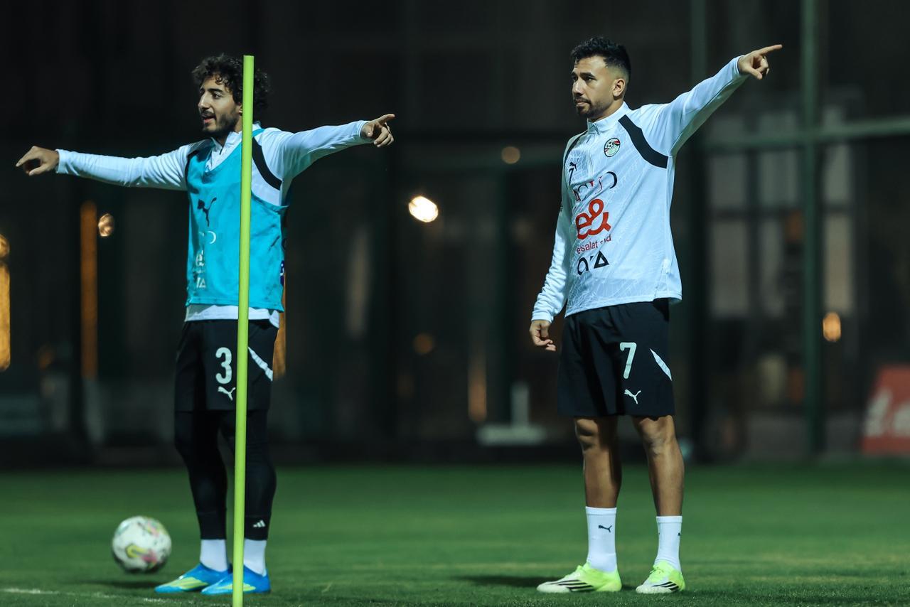 منتخب مصر يخوض ثالث  تدريباته بمركز المنتخبات الوطنية استعدادا لوديتي السعودية و إسبانيا 