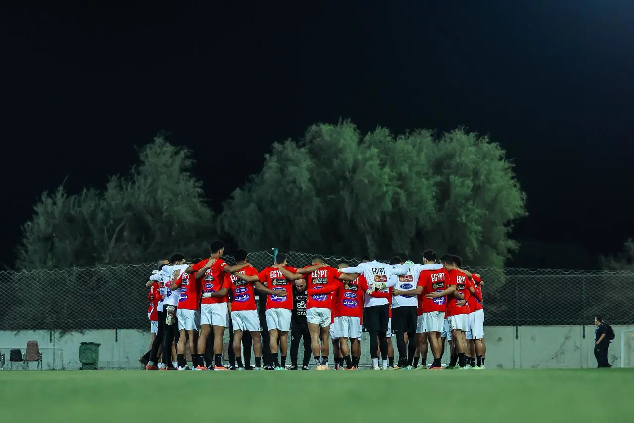منتخب مصر يختتم تحضيراته لمواجهة أوزبكستان في دورة العين