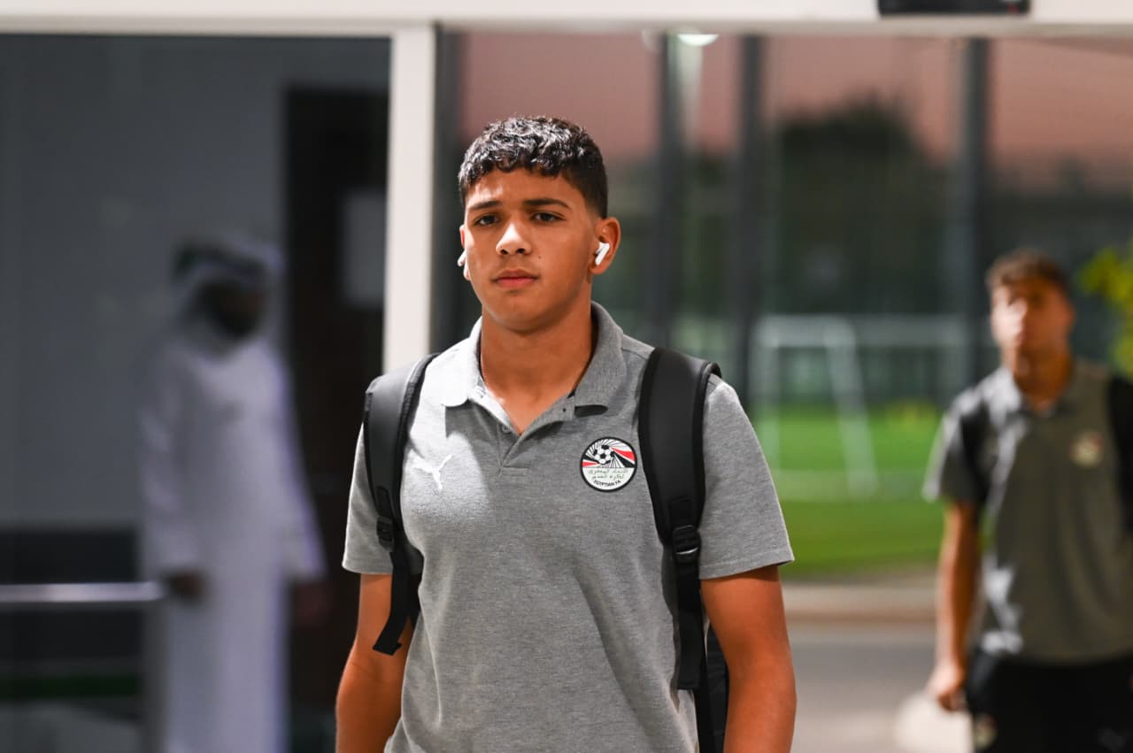 منتخب مصر تحت ١٧ سنة قبل مواجهة قطر الودية