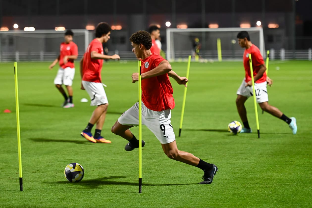 التدريب الأخير لمنتخب مصر تحت 17 سنة قبل مواجهة هايتي