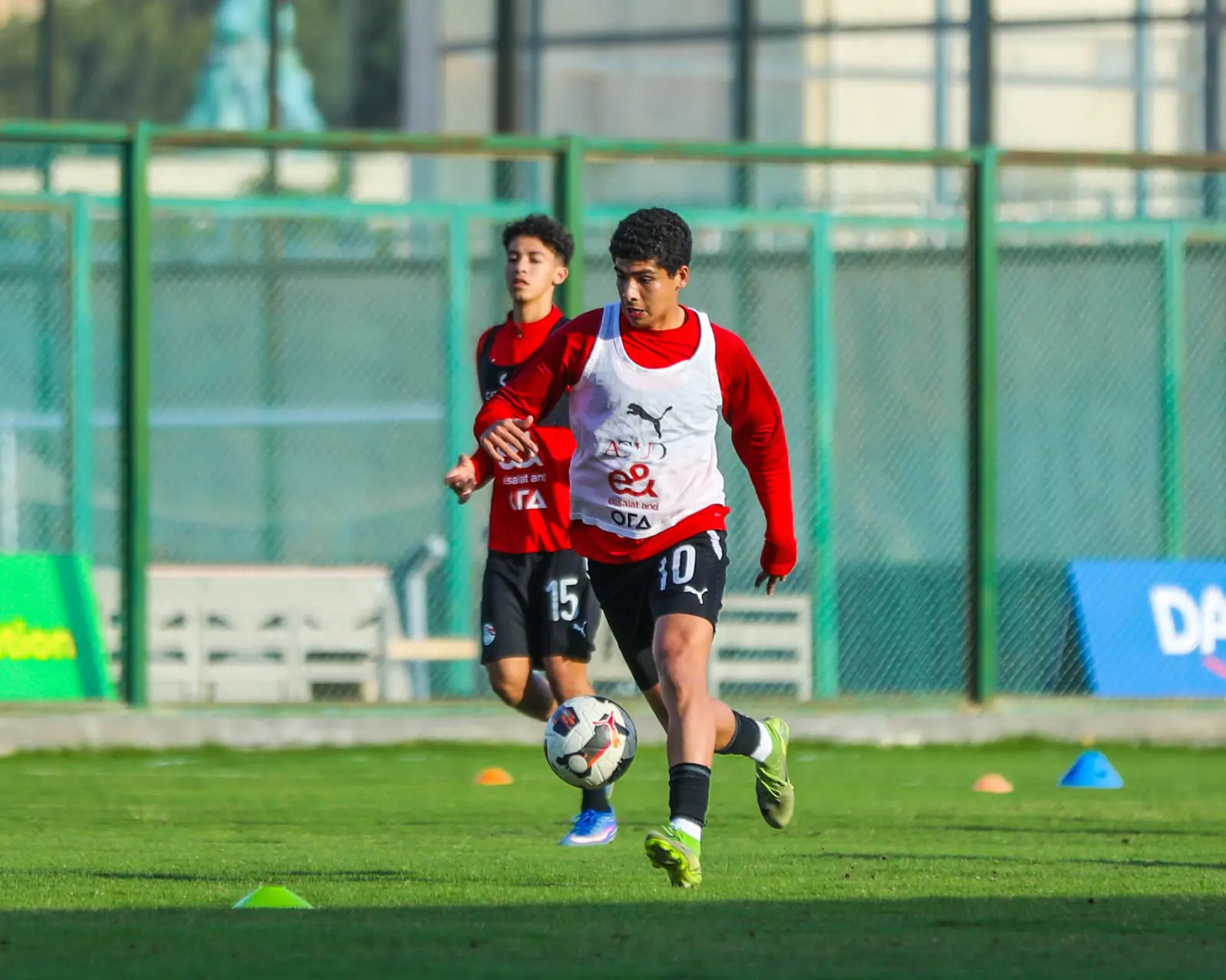 صور تدريبات منتخب الناشئين استعدادا لأمم أفريقيا