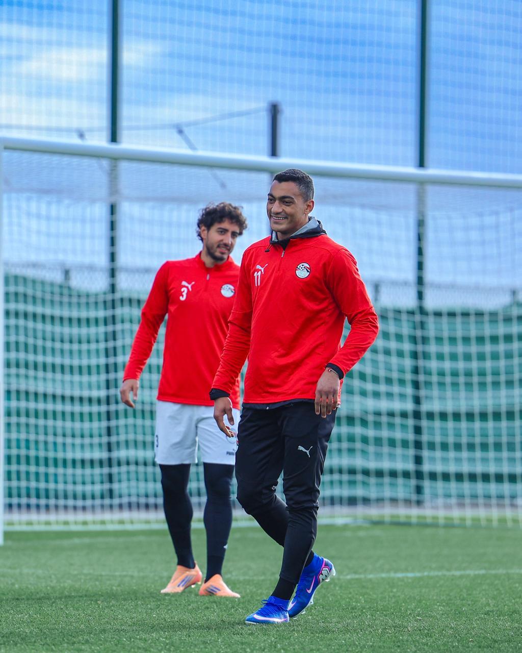 منتخب مصر يختتم تدريباته قبل مواجهة بنين غدًا
