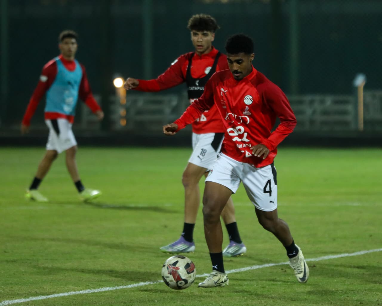 منتخب مصر 2007 يواصل تدريباته استعدادا لمواجهتي العراق وديا