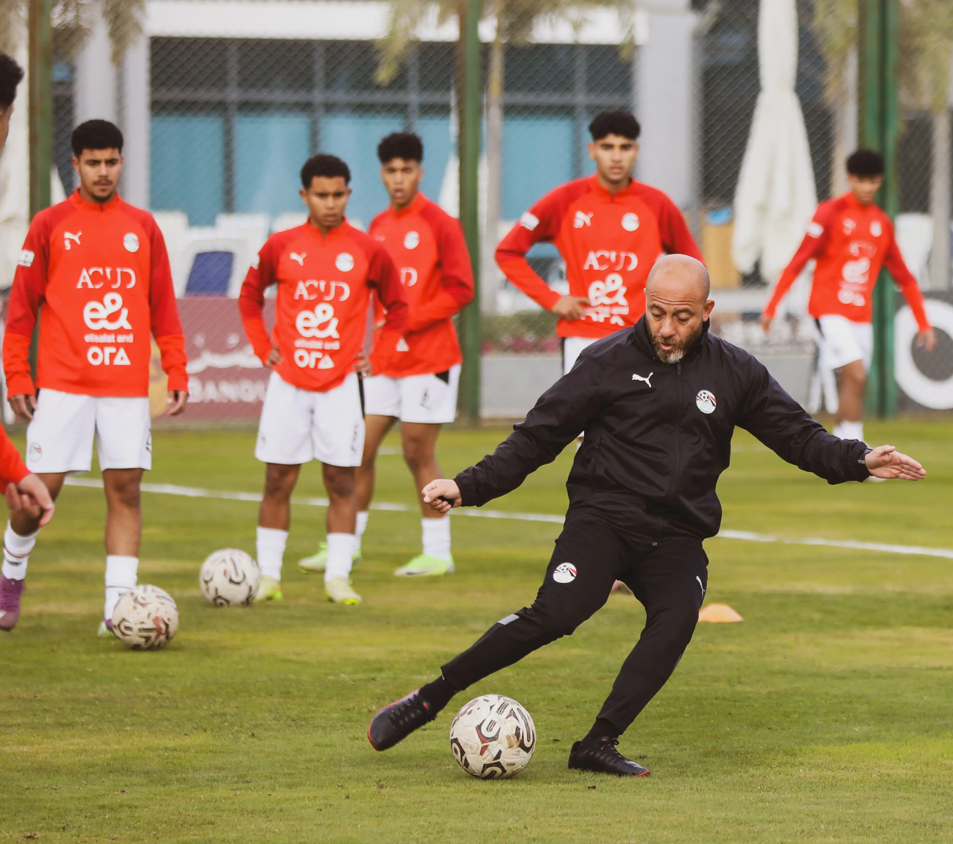 تدريب منتخب مواليد 2007 استعداد لتصفيات شمال أفريقيا