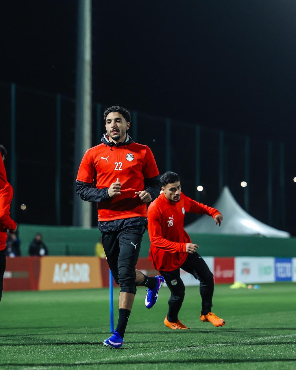 منتخب مصر يختتم تدريباته استعداداً لمواجهة زيمبابوي غداً 