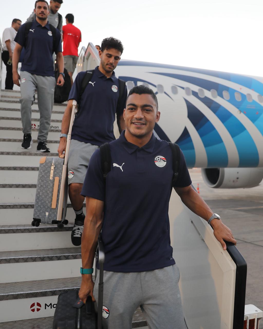 وصول بعثة منتخب مصر من المغرب بعد التأهل للمونديال
