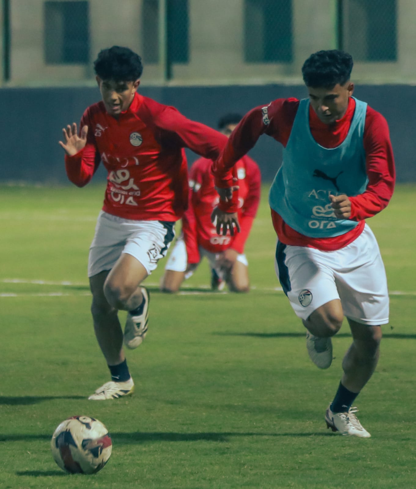 منتخب مصر 2007 يواصل تدريباته استعدادا لمواجهتي العراق وديا