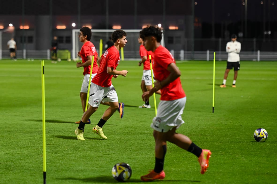 التدريب الأخير لمنتخب مصر تحت 17 سنة قبل مواجهة هايتي