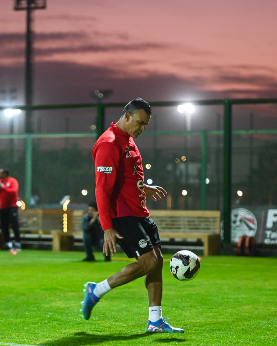 منتخب مصر المشارك في كأس العرب يختتم تدريباته قبل السفر للدوحة