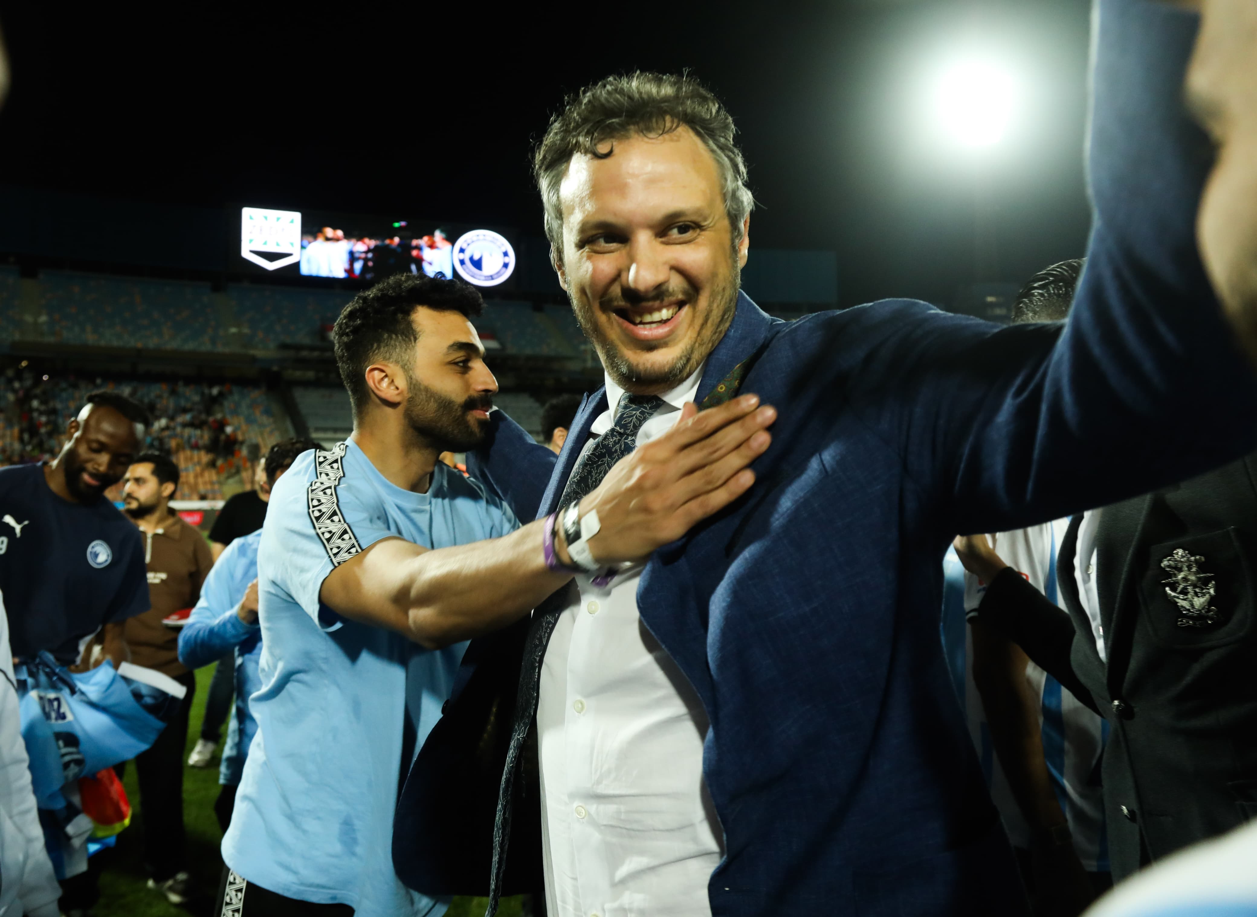 بالصور: مراسم تتويج بيراميدز بكأس مصر