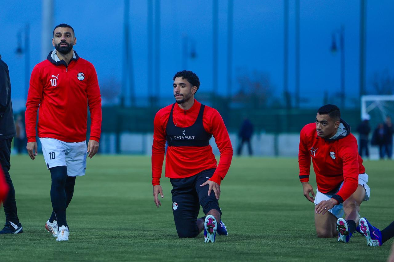 منتخب مصر يخوض آخر  تدريباته قبل مواجهة السنغال