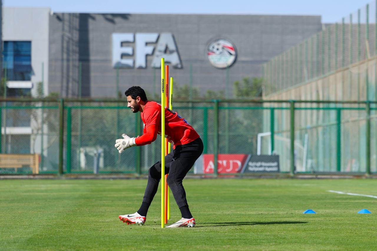 تدريبات منتخب مصر في مركز المنتخبات الوطنية استعدادا لأمم أفريقيا