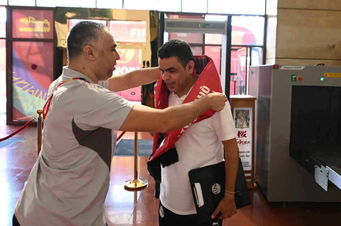 بعثة منتخب مصر تحت 17 سنة تصل لفندق إقامتها قبل المونديال