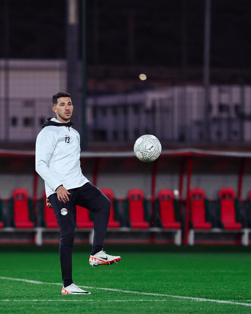 منتخب مصر يواصل تدريباته قبل مواجهة كوت ديفوار