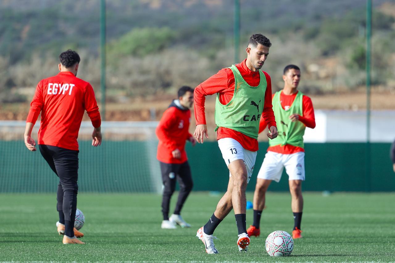 منتخب مصر يختتم تدريباته قبل مواجهة بنين غدًا